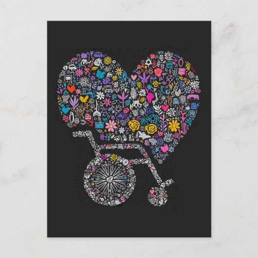 Wheel of Many Lives Postkarte (Vorderseite)