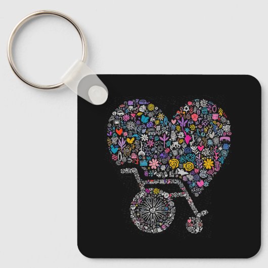 Wheel of Many Lives Schlüsselanhänger (Vorderseite)