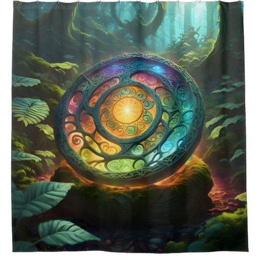 Wheel Of Wonder - Duschvorhang (Vorderseite)