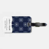 Wheel Pattern Kapitäne Gepäckanhänger (Rückseite horizontal)