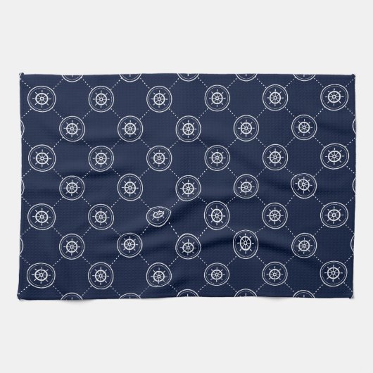 Wheel Pattern Kapitäne Küchentuch (Horizontal)