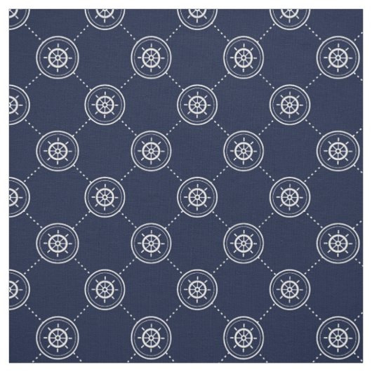 Wheel Pattern Kapitäne Stoff (Muster)