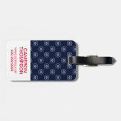 Wheel Pattern kundenspezifischer Foto-Kapitäne Gepäckanhänger (Rückseite horizontal)