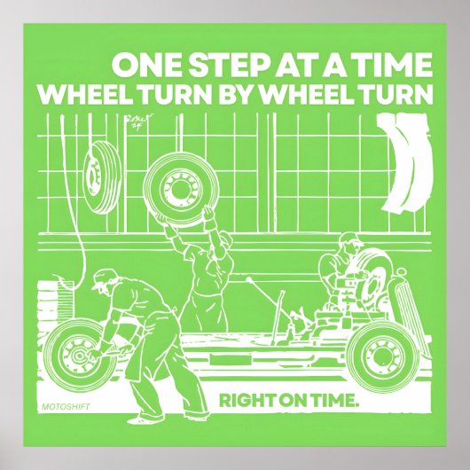Wheel turn by Wheel turn Poster (Vorne)