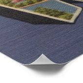 Wheel, West Virginia - Große Briefmarkenszenen Poster (Ecke)