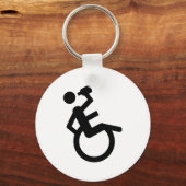 wheelchair boozer wheel chair schlüsselanhänger (Vorderseite)