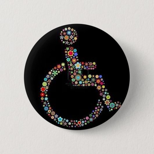 wheelchair_funky_zazzle.jpeg button (Vorderseite)