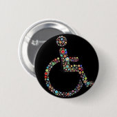wheelchair_funky_zazzle.jpeg button (Vorne & Hinten)