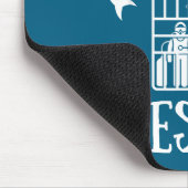 Wheelchair Handicap Humor Handicapped Shark Cage T Mousepad (Ecke)