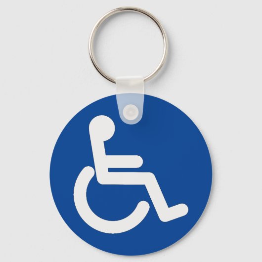 Wheelchair Schlüsselanhänger (Vorderseite)