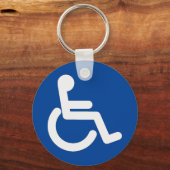 Wheelchair Schlüsselanhänger (Rückseite)