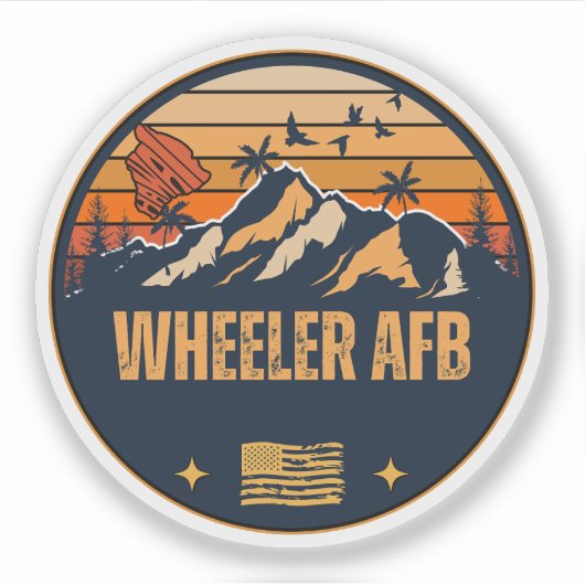 Wheeler AFB, Hawaii Aufkleber (Vorderseite)
