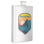 Wheeler Peak New Mexico Sunrise Flachmann (Rechts)