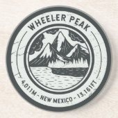 Wheeler Peak New Mexico Wanderurlaub Getränkeuntersetzer (Vorne)