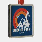 Wheeler Peak Sun Eagle Ornament Aus Metall (Rechts)