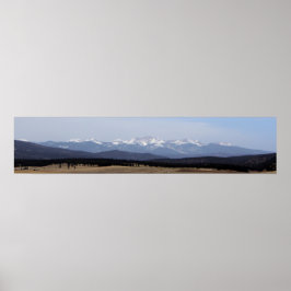 Wheeler Peak vom Schwarzen See, New Mexico Poster