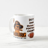 WHEELERSBURG, Gewinn-Staats-Fußballkrone 2017 - Kaffeetasse (Vorderseite Links)