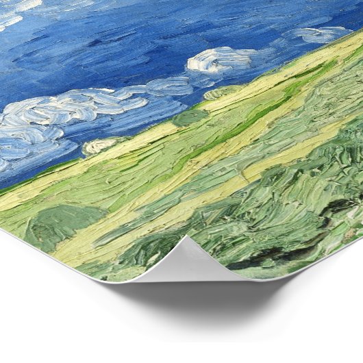 Wheelfields under Thunderclouds - Van Gough Poster (Ecke)