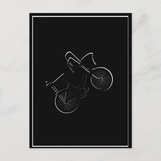 Wheelie der 80er postkarte (Vorderseite)