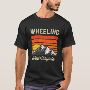 Wheeling West Virginia Retro City Staat USA T-Shirt