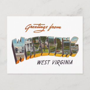 Wheeling WV Postkarte