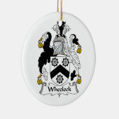 Wheelock Familienwappen Keramik Ornament (Rechts)
