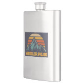 Wheelpeak New Mexico Retro Türkis Flachmann (Links)