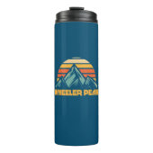 Wheelpeak New Mexico Retro Türkis Thermosbecher (Vorderseite)