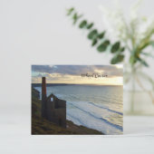 Wheels Coates Mine Cornwall England Postkarte (Stehend Vorderseite)