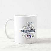 Wheelwright, 100. Jahrestags-Tasse Kentuckys Kaffeetasse (Links)
