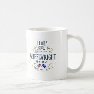 Wheelwright, 100. Jahrestags-Tasse Kentuckys Kaffeetasse