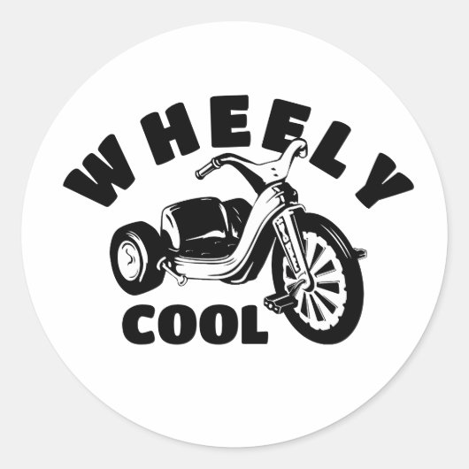 Wheely Cool Big Wheel Round Stickers (Vorderseite)