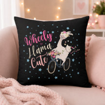Wheely Llama Cute Personalisierte Kissenhülle