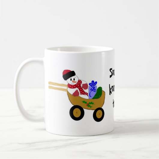Wheely Snowman Kaffeetasse (Links)