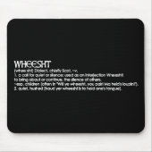 Wheesht Mousepad (Vorne)