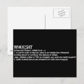 Wheesht Postkarte (Vorne/Hinten)