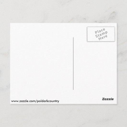 Wheevor Mine Cornwall England Postkarte (Rückseite)