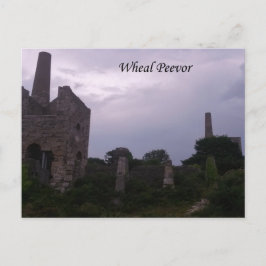 Wheevor Mine Cornwall England Postkarte
