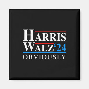 Wheimer 2024 Offensichtlich Kamala Harris Tim Walt Magnet