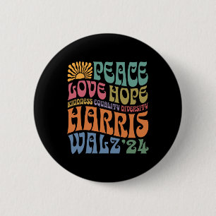 Wheimer 2024 Peace Liebe Hope Kindness Equality Di Button