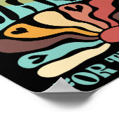 Wheimer für die Menschen Kamala Harris Waltz Poster (Ecke)