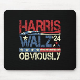 Wheimer offensichtlich! Harris Waltz 2024 Wahl 2 Mousepad