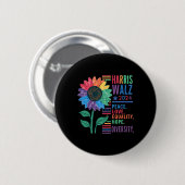 Wheimer Peace Liebe Equality Hope Diversity Kamala Button (Vorne & Hinten)