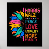 Wheimer Peace Liebe Equality Hope Diversity Poster (Vorne)