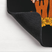 Wheimer Retro Style Blume Butterfly Bright Elect Mousepad (Ecke)