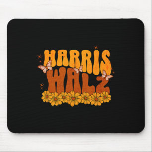 Wheimer Retro Style Blume Butterfly Bright Elect Mousepad