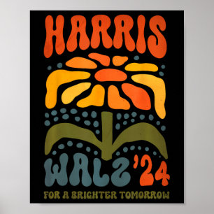 Wheimer Walzer 2024 Retro Boho Vintage Groovy Blum Poster