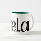 Whelan keltische Drache-Tasse Zweifarbige Tasse (VorderseiteRechts)