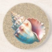 Whelk Muschel Untersetzer (Vorne)