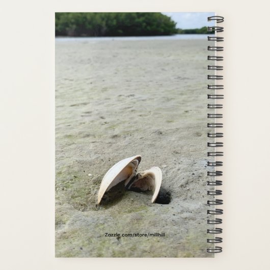 Whelk Shell Photography Custom Planner Planer (Rückseite)